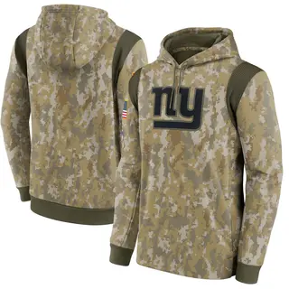 New York Giants Men's 2021 Salute to Service Therma Performance Pullover Hoodie - Camo