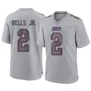 New York Giants Men's Antwane Wells Jr. Game Atmosphere Fashion Jersey - Gray