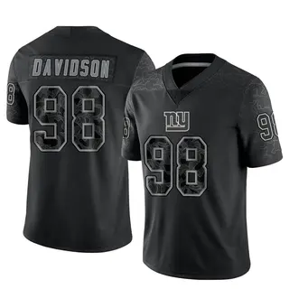 New York Giants Men's D.J. Davidson Limited Reflective Jersey - Black