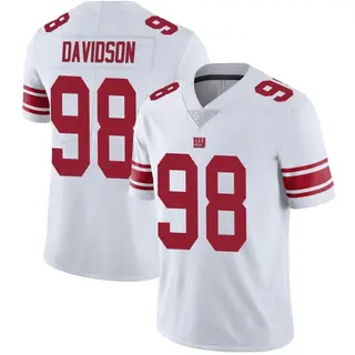 New York Giants Men's D.J. Davidson Limited Vapor Untouchable Jersey - White