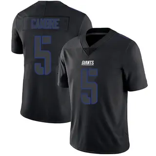 New York Giants Men's Dalen Cambre Limited Jersey - Black Impact