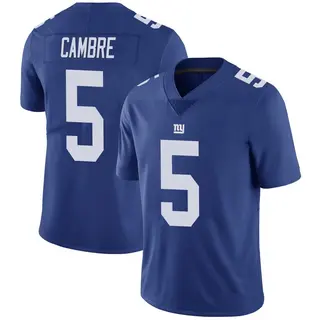 New York Giants Men's Dalen Cambre Limited Team Color Vapor Untouchable Jersey - Royal