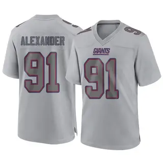 New York Giants Men's Darius Alexander Game Atmosphere Fashion Jersey - Gray