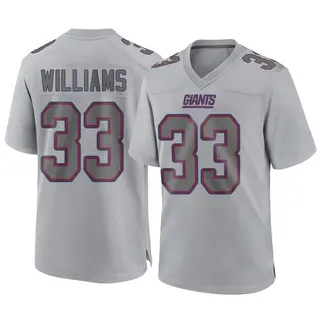 New York Giants Men's Dee Williams Game Atmosphere Fashion Jersey - Gray