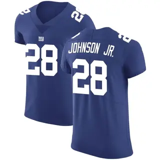 New York Giants Men's Dwayne Johnson Jr. Elite Team Color Vapor Untouchable Jersey - Royal