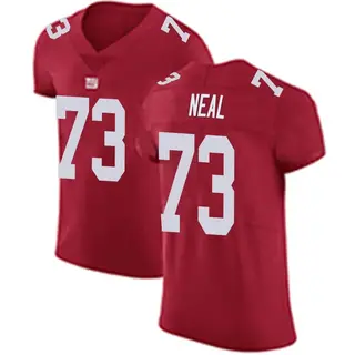 New York Giants Men's Evan Neal Elite Alternate Vapor Untouchable Jersey - Red