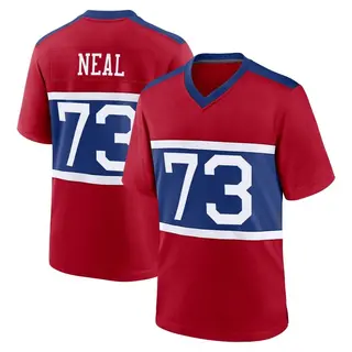 New York Giants Men's Evan Neal Game Century Alternate Jersey - Red
