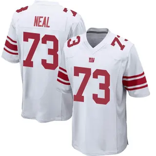 New York Giants Men's Evan Neal Game Jersey - White