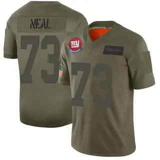 New York Giants Men's Evan Neal Limited 2019 Salute to Service Jersey - Camo