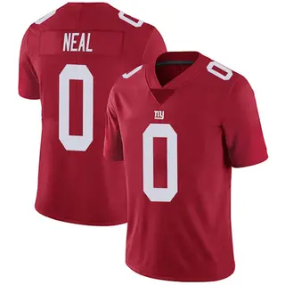 New York Giants Men's Evan Neal Limited Alternate Vapor Untouchable Jersey - Red