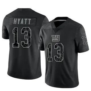 New York Giants Men's Jalin Hyatt Limited Reflective Jersey - Black
