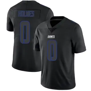 New York Giants Men's Jalyn Holmes Limited Jersey - Black Impact