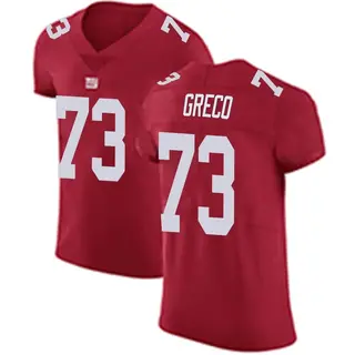 New York Giants Men's John Greco Elite Alternate Vapor Untouchable Jersey - Red