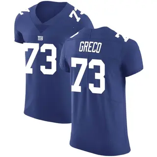 New York Giants Men's John Greco Elite Team Color Vapor Untouchable Jersey - Royal