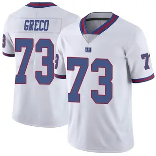 New York Giants Men's John Greco Limited Color Rush Jersey - White