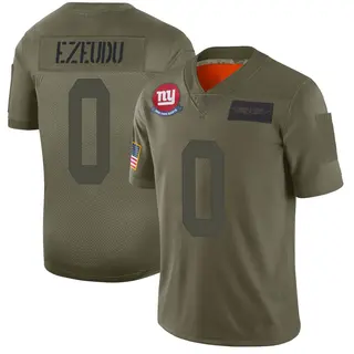 New York Giants Men's Joshua Ezeudu Limited 2019 Salute to Service Jersey - Camo