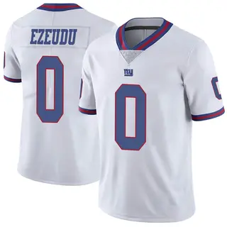 New York Giants Men's Joshua Ezeudu Limited Color Rush Jersey - White