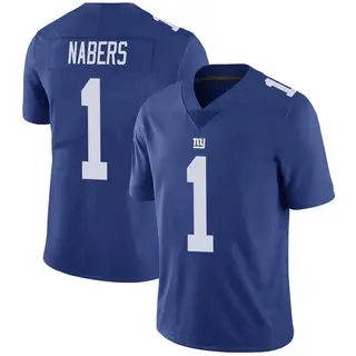 New York Giants Men's Malik Nabers Limited Team Color Vapor Untouchable Jersey - Royal