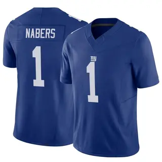 New York Giants Men's Malik Nabers Limited Vapor F.U.S.E. Jersey - Royal