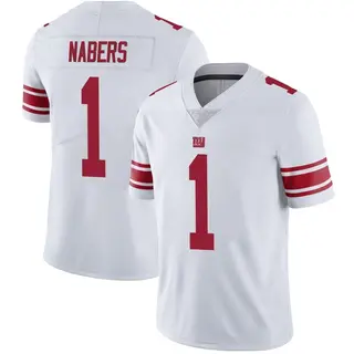 New York Giants Men's Malik Nabers Limited Vapor Untouchable Jersey - White