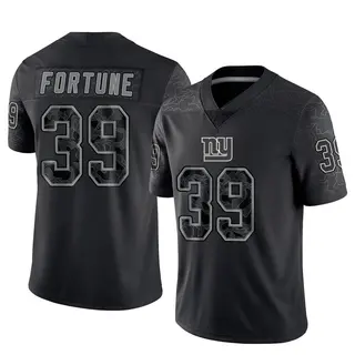New York Giants Men's O'Donnell Fortune Limited Reflective Jersey - Black