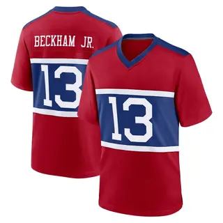 New York Giants Men's Odell Beckham Jr. Game Century Alternate Jersey - Red