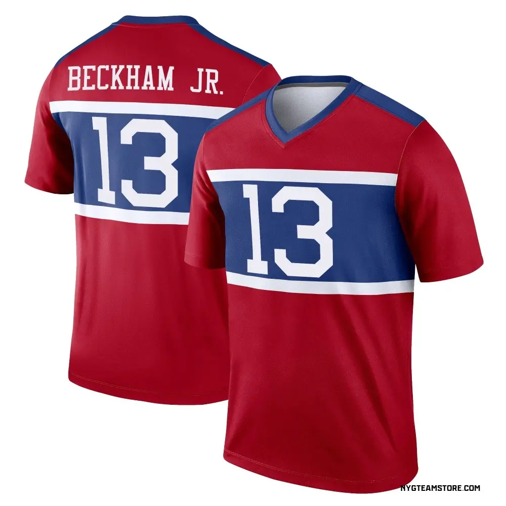 New York Giants Men's Odell Beckham Jr. Legend Century Alternate Jersey - Red