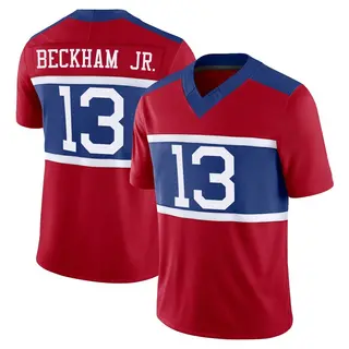 New York Giants Men's Odell Beckham Jr. Limited Century Alternate Vapor F.U.S.E. Jersey - Red