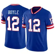New York Giants Men's Tim Boyle Limited Classic Vapor Jersey
