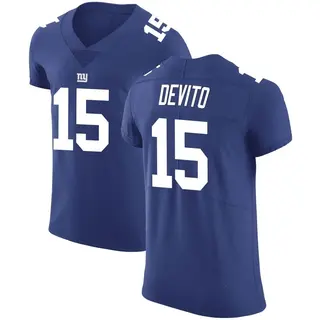 New York Giants Men's Tommy DeVito Elite Team Color Vapor Untouchable Jersey - Royal