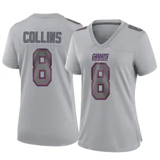 New York Giants Women's Beaux Collins Game Atmosphere Fashion Jersey - Gray
