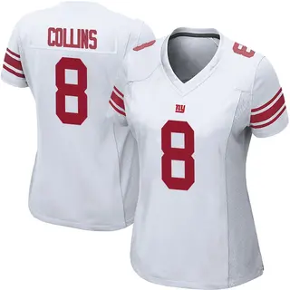 New York Giants Women's Beaux Collins Game Jersey - White
