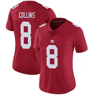 New York Giants Women's Beaux Collins Limited Alternate Vapor Untouchable Jersey - Red