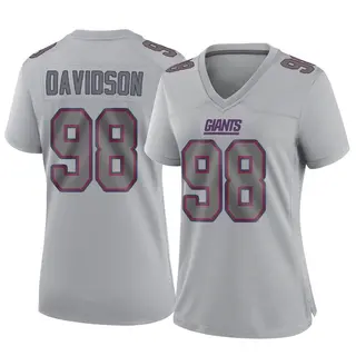 New York Giants Women's D.J. Davidson Game Atmosphere Fashion Jersey - Gray
