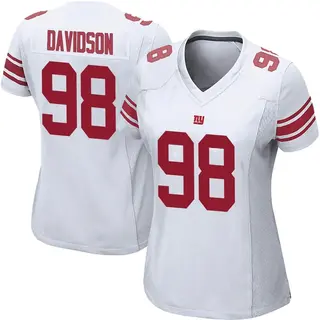 New York Giants Women's D.J. Davidson Game Jersey - White