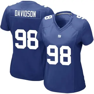New York Giants Women's D.J. Davidson Game Team Color Jersey - Royal
