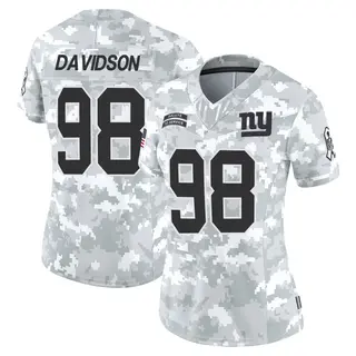 New York Giants Women's D.J. Davidson Limited 2024 Salute to Service Jersey - Arctic Camo
