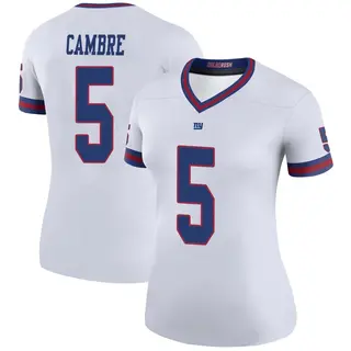 New York Giants Women's Dalen Cambre Legend Color Rush Jersey - White