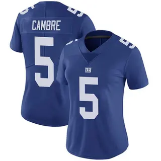 New York Giants Women's Dalen Cambre Limited Team Color Vapor Untouchable Jersey - Royal