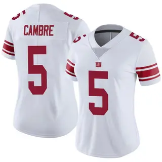 New York Giants Women's Dalen Cambre Limited Vapor Untouchable Jersey - White