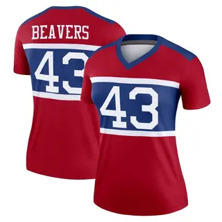 New York Giants Women's Darrian Beavers Legend Century Alternate Jersey - Red