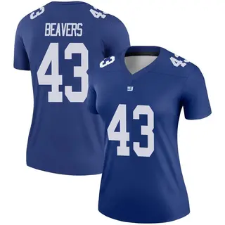New York Giants Women's Darrian Beavers Legend Jersey - Royal