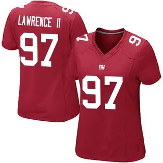 New York Giants Women's Dexter Lawrence II Game Alternate Jersey - Red