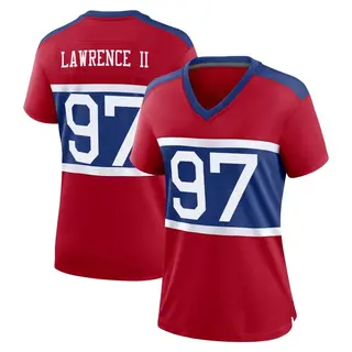 New York Giants Women's Dexter Lawrence II Game Century Alternate Jersey - Red
