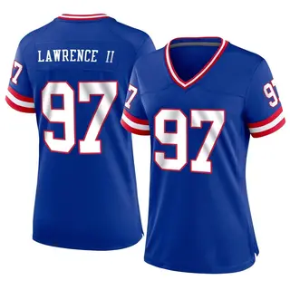 New York Giants Women's Dexter Lawrence II Game Classic Jersey - Royal