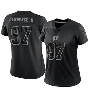 New York Giants Women's Dexter Lawrence II Limited Reflective Jersey - Black
