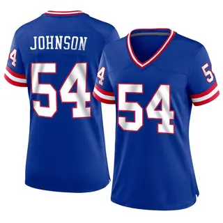 New York Giants Women's Dyontae Johnson Game Classic Jersey - Royal