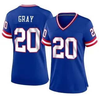 New York Giants Women's Eric Gray Game Classic Jersey - Royal