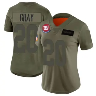 New York Giants Women's Eric Gray Limited 2019 Salute to Service Jersey - Camo