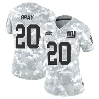 New York Giants Women's Eric Gray Limited 2024 Salute to Service Jersey - Arctic Camo
